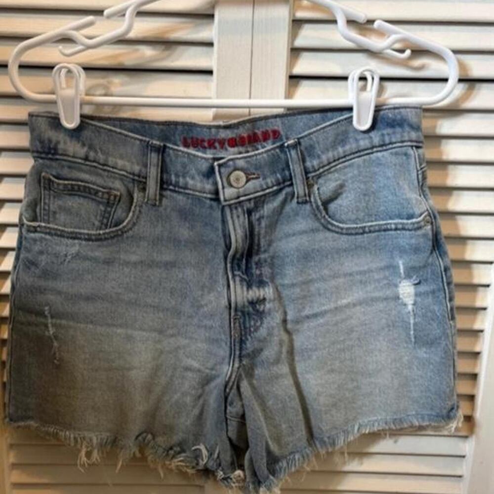 Lucky brand blue denim shorts